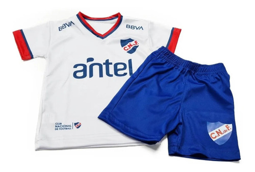 Camiseta Nacional Short Y Medias Conjunto Niño Futbol 