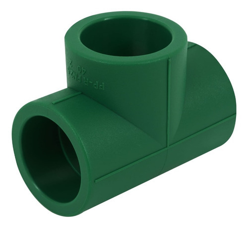 Tee Sencilla De Ppr 1-1/4', Foset Color Verde