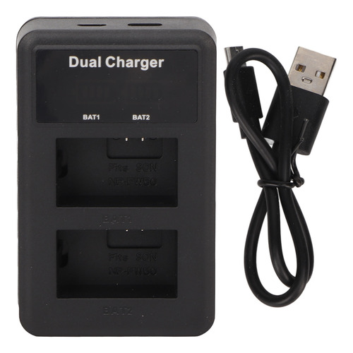 Batería Dual Usb Para Np Fw50 Para A6000 A6400 A7m2 A7r2 S2