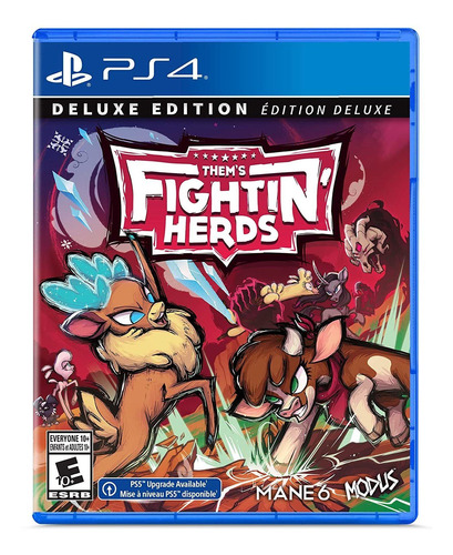 Jogo Ps4 Thems Fighting Herds Deluxe Edition Midia Fisica