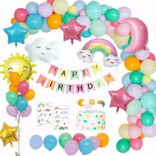 Decoraciones De Cumpleaños Para Niñas, Globos De Decoración