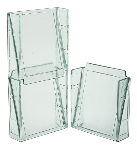 Elemento Vazado De Vidro Cristal - 20x20x06 - Ibravir