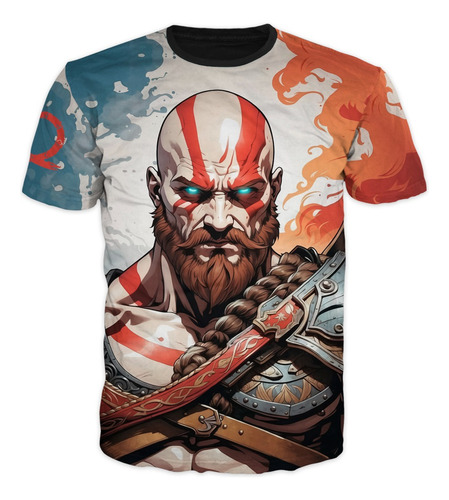 Camiseta Kratos God War Adultos Y Niños