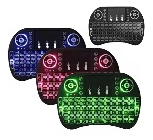 Imagen 1 de 10 de Mini Teclado Usb Inhalambrico Touchpad Xbox Ps3 Smart Tv Pc