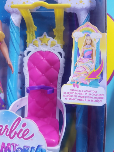 Barbie Trono De Arco Iris Arcoiris Dreamtopia Columpio Honey