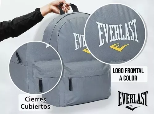 Mochila Hombre Mujer Urbana Escolar Everlast Deportiva