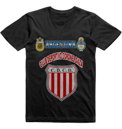 Remera Infantil Negra Coronel Daza Banda De Varela