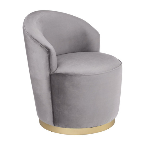 Imagen 1 de 8 de Sillon Ocasional Modelo Zoey - Gris Këssa Muebles