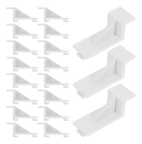 20 Clips De Plástico Resistentes Para Estantes, Para Congela