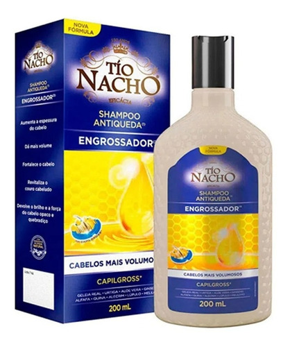 Shampoo Tío Nacho 200ml Engrossador