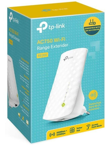 Repetidor De Sinal Wi-fi Tp-link 750mbps Alta Velocidade