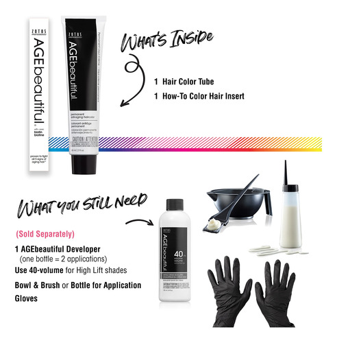 Color De Cabello Age Beautiful Liqui Creme Con Cobertura 100