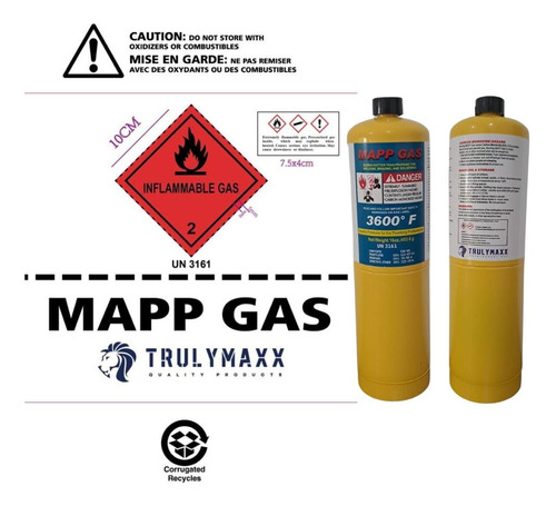Garrafa Mapp Gas X 453,60 Grs