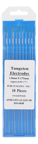 Electrodo De Tungsteno, 10 Unidades, Electrodos Puros, Punta