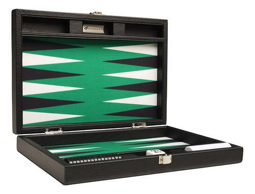 13-inch Premium Backgammon Set  tamano De Viaje  negro Jun