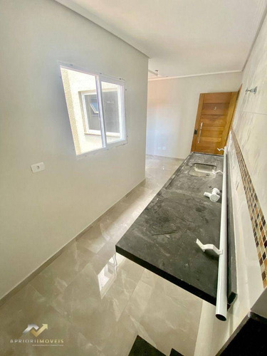 Imagem 10 de 13 de Cobertura Com 3 Dormitórios À Venda, 122 M² Por R$ 485.000,00 - Parque Oratório - Santo André/sp - Co1257