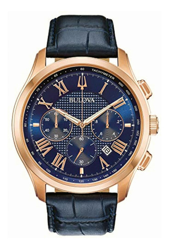 Bulova Reloj Colección Clásicos Wilton Mediano, Pvd Oro Rosa