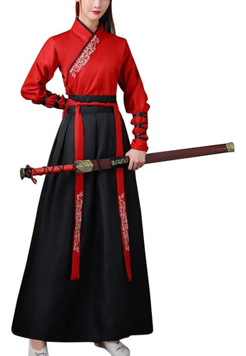 Traje De Espadachín Chino Tradtional Hanfu Outfit Ancient Ta