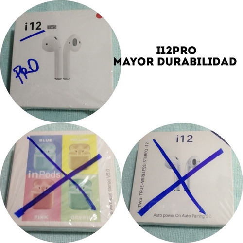 Audifonos I12tws Pro, Ver Video Adjunto, Funda Incluida