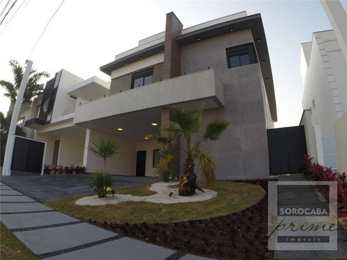 Imagem 8 de 30 de Sobrado Com 4 Dormitórios À Venda, 350 M² Por R$ 2.199.000 - Condomínio Mont Blanc - Sorocaba/sp, Próximo Ao Shopping Iguatemi. - So0005