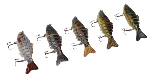 Juego De Señuelos De Pesca Swimbait Lure, Con Múltiples Arti