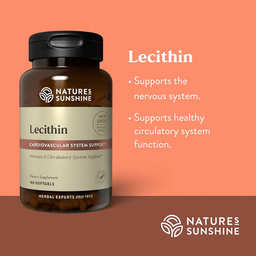 Natures Sunshine Soy Lecithin 180softgels