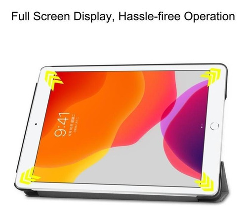 Imagen 4 de 6 de Carcasa Funda Inteligente Para iPad 10.2 Gris