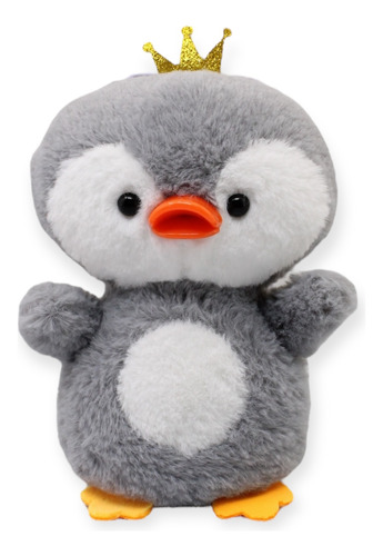 Peluche Pingüino Kinguin Gris Ch Ranizzima