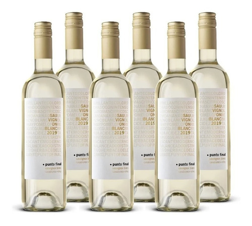 Vino Renacer Punto Final Sauvignon Blanc Caja X6 Unidades