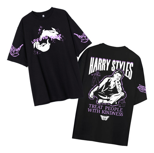 Remera Harry Styles Love On Tour Treat Poeple With Kidness