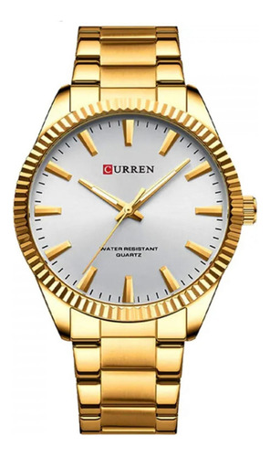 Reloj Para Hombre Curren 8425 Kre842504 Dorado