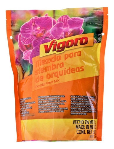 Mezcla Para Siembra De Orquídeas 500 Gr Café Vigoro Full