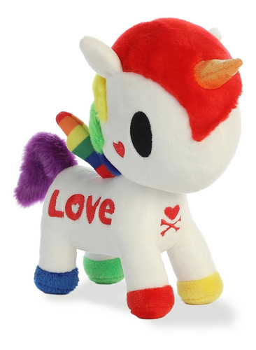 Peluche Tokidoki Unicornio Love Rainbow Especial Juguete Ax