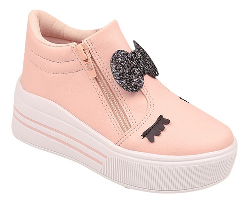 Tenis Infantil Menina Unicornio Calce Facil Macio Ref 17101