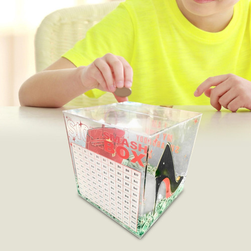 Alcancía Smash Saver, Práctica Alcancía 15cmx15cm Rojo
