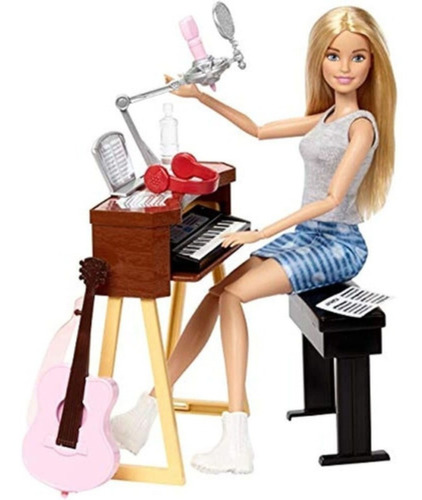 Muñeca Barbie Musician Con Instrumentos Musicales Entrega Ya