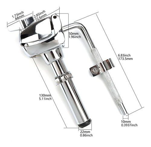 Tom Drum Holder Musical Instrument Acessório Mount Par