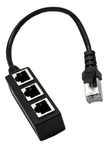 . Cable Divisor De Ethernet Rj45, Rj45 1 Macho A 3 X Puerto