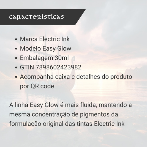 Pigmento Branco Tatuagem Easy Glow 30ml Ghost White