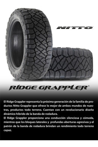 Llanta Nitto Ridge Grappler 33x12.50 R22 114q Mt Gajo Jeep