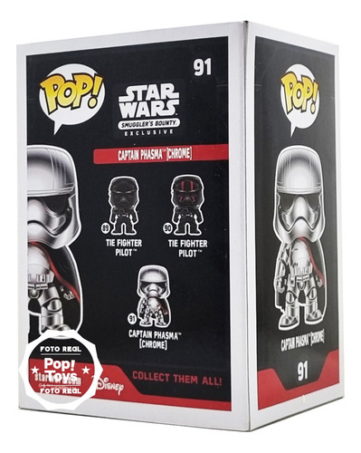 Funko Pop - Captain Phasma (chrome) # 91 Smuggler´s Bounty