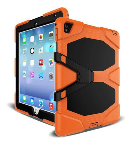 Carcasa De Silicona Antideslizante Con Soporte Para iPad