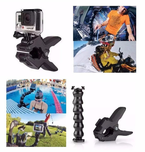 Kit Acessórios Gopro Hero 4 5 6 7 Black Session + Brinde