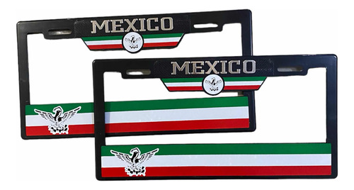 Par Marco Porta Placa Mexico Para Auto Y Camioneta