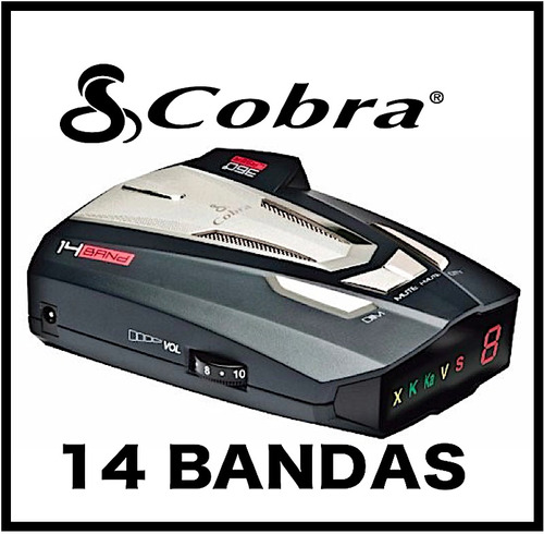 Detector De Radar Cobra Xrs888 Xtreme Range Unica 14 Bandas