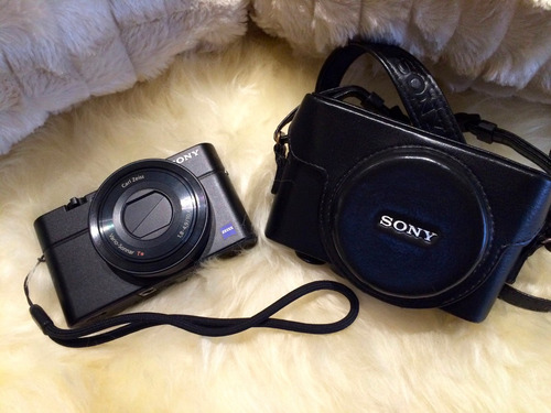 Câmera Sony Rx100 Capa De Couro Original Filma Hd 1º Modelo