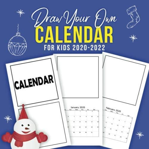 Libro: Draw Your Own Calendar For Kids : A 2 Year Wall Calen