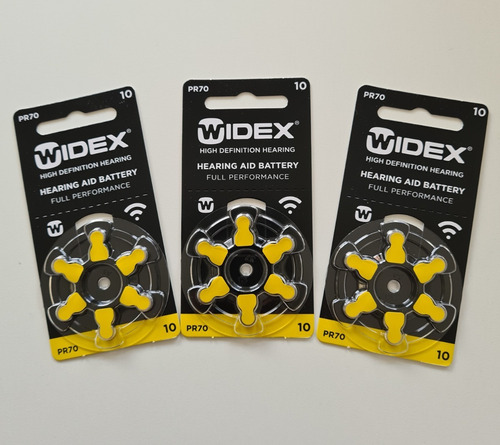 3 Blisters Pila Widex 10 - La Mejor Calidad!