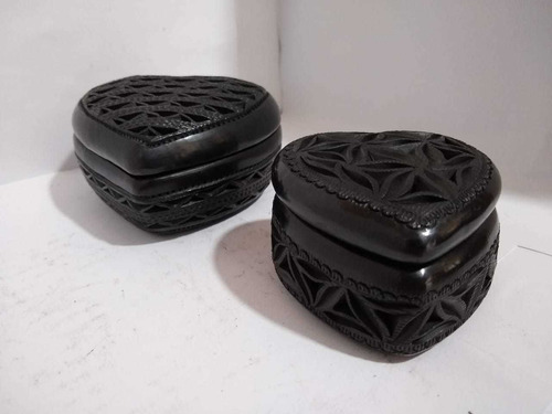 Imagen 2 de 5 de Alajeros De Barro Negro Oaxaca 100% Artesanal