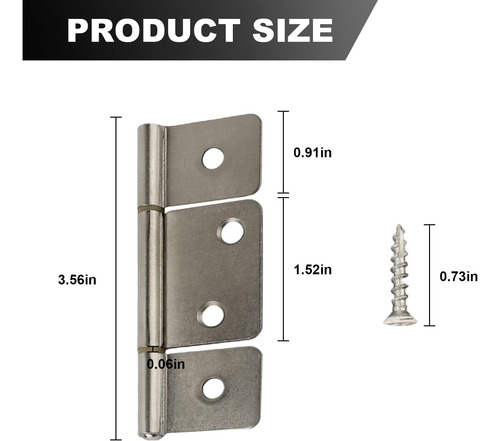 Bisagra De Tres Hojas Plegable Para Puertas De Rv Y Hogar Mó